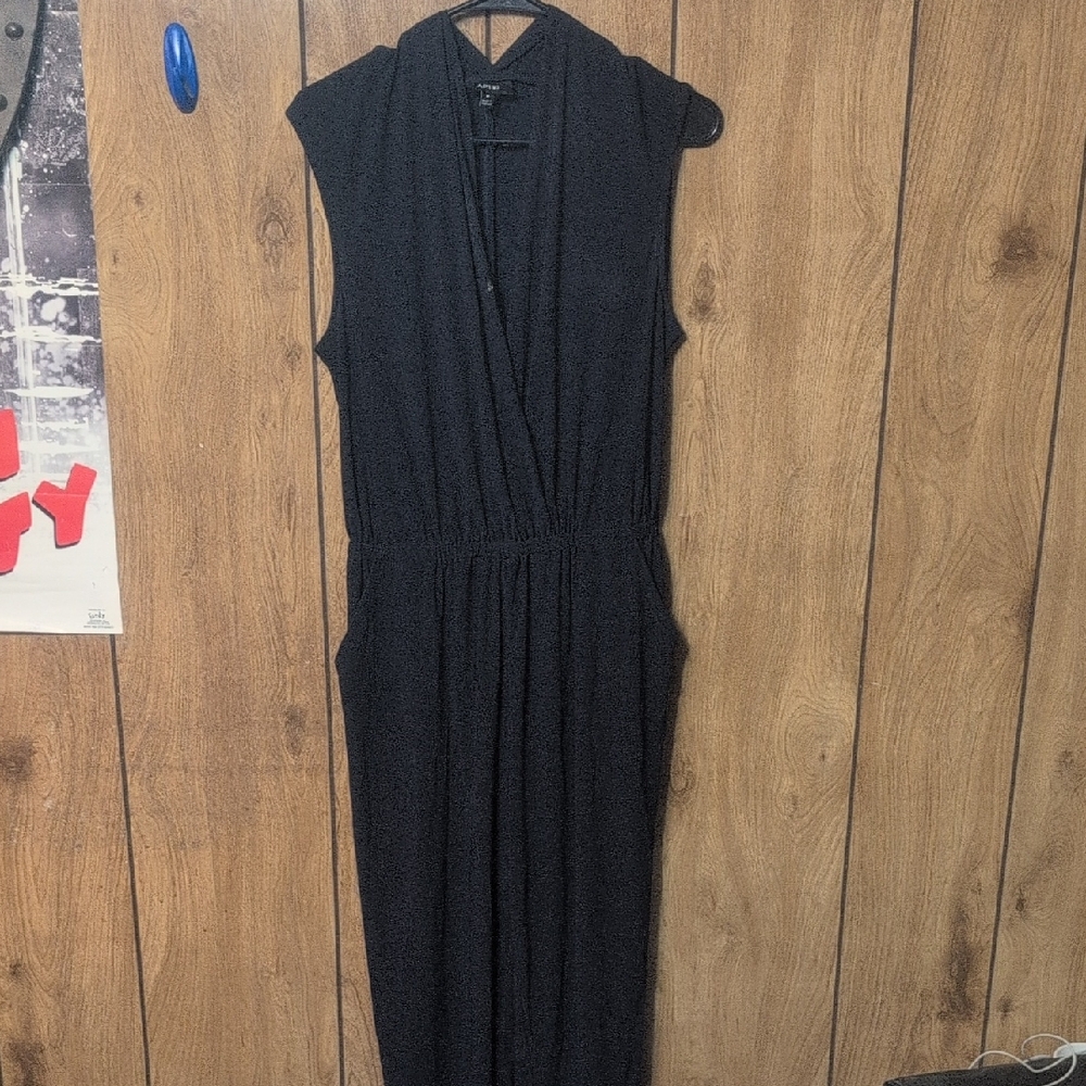 Apt. 9 Black Sleeveless Cowl Neck Sheath Maxi Dress M1